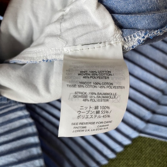 J Crew Blue Layered Tiered Tank Top - Picture 6 of 6